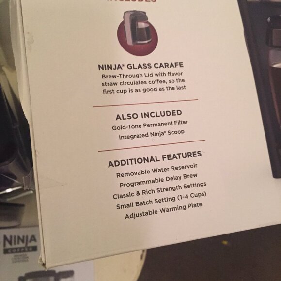 Ninja Coffee 12-Cup Programmable Brewer Coffee Maker CE200 NEW OPEN BOX - Picture 4 of 12